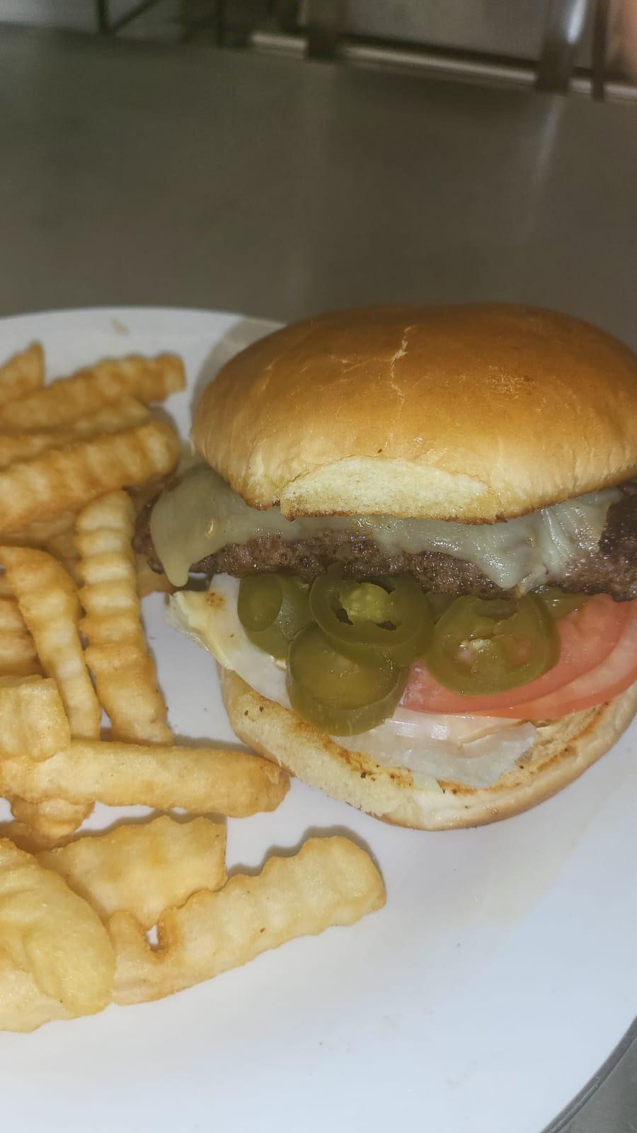 Jalapeno Burger Combo.