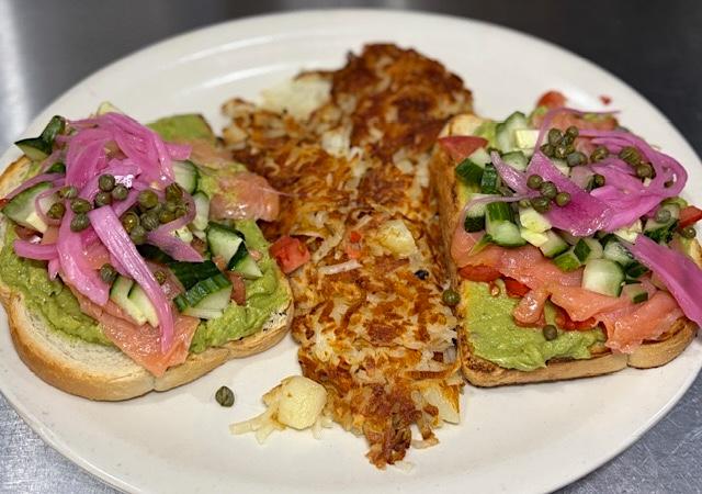 Smoked Salmon Avocado Toast.