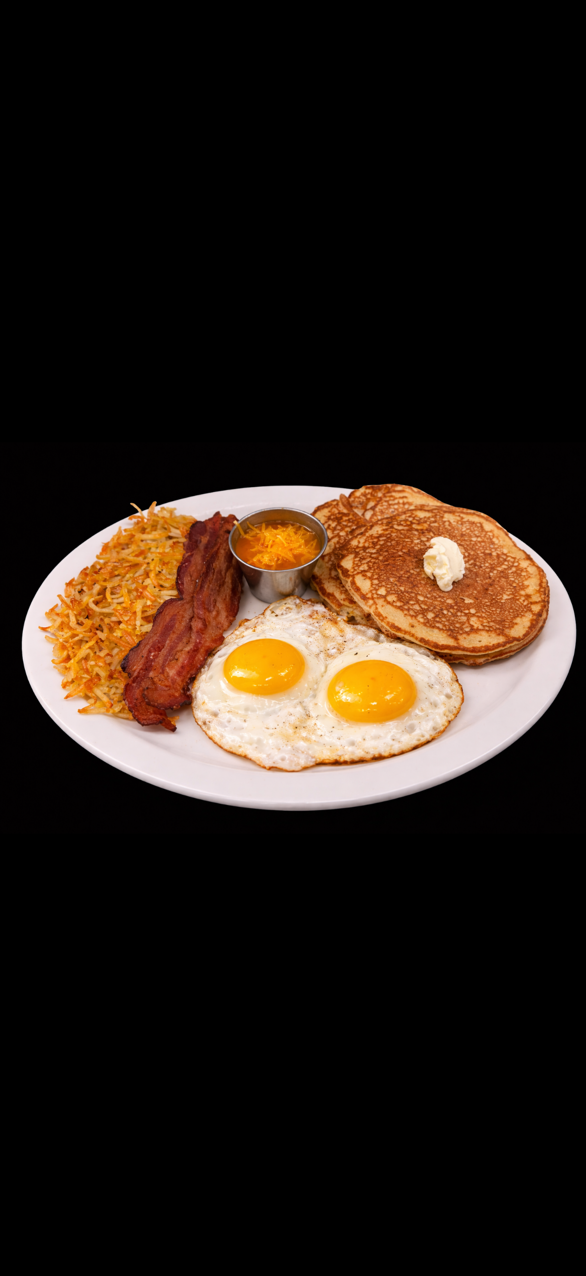 Pancakes & Eggs.