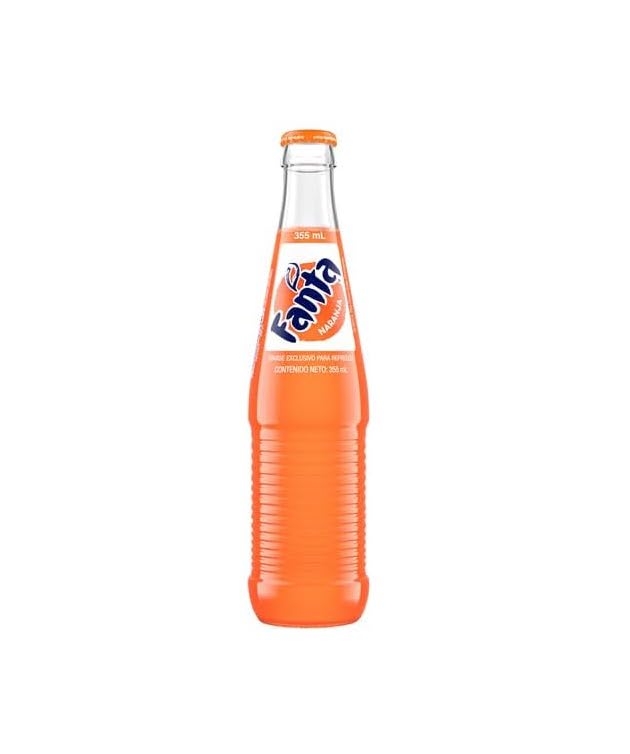 Mexican Fanta Orange, Glass.
