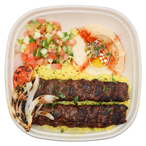 Kafta Kabab Plate.