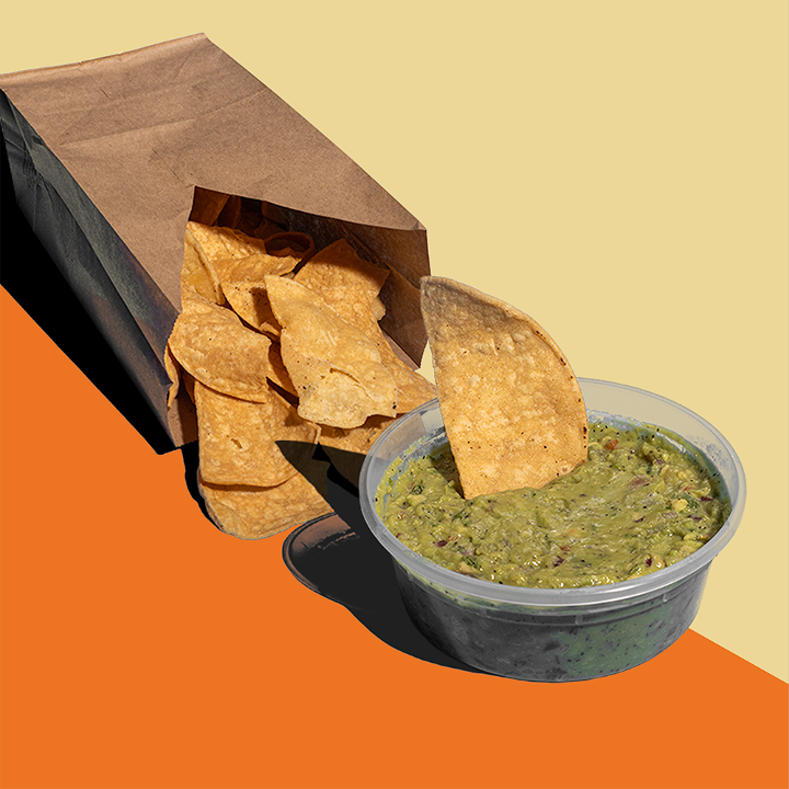 8oz Guacamole and chips.