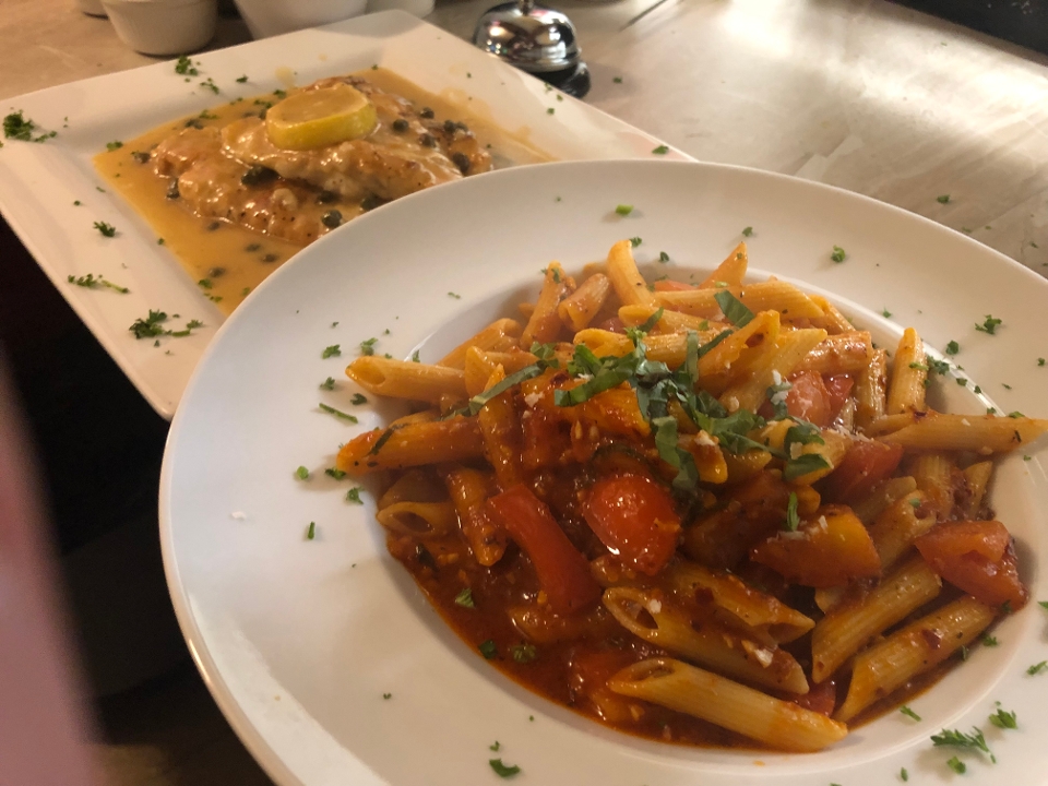 Penne Arrabiata.