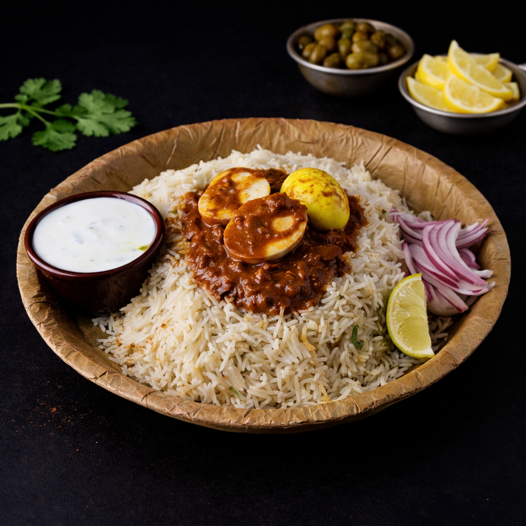 Ulavacharu Egg Pulao (Horse Gram Egg Pulao).