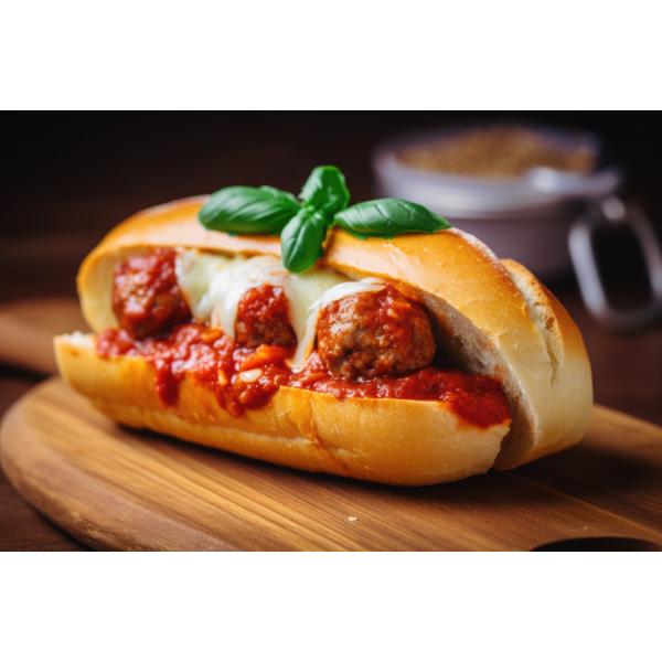 Italian Meatball Sandwich.