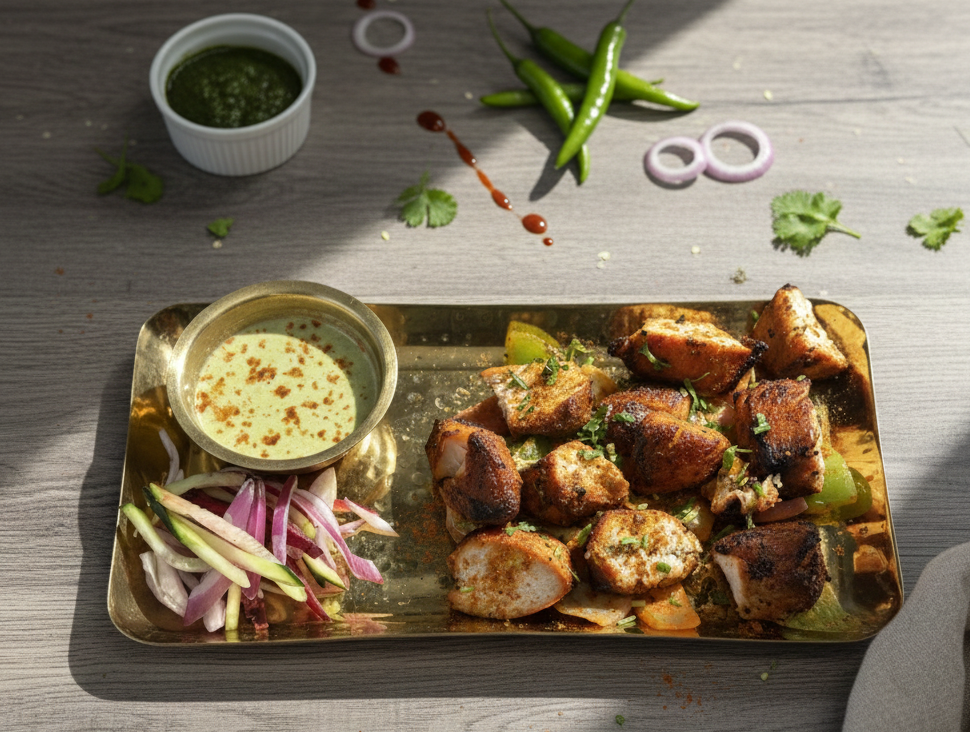 Chicken Tikka Appetizer.