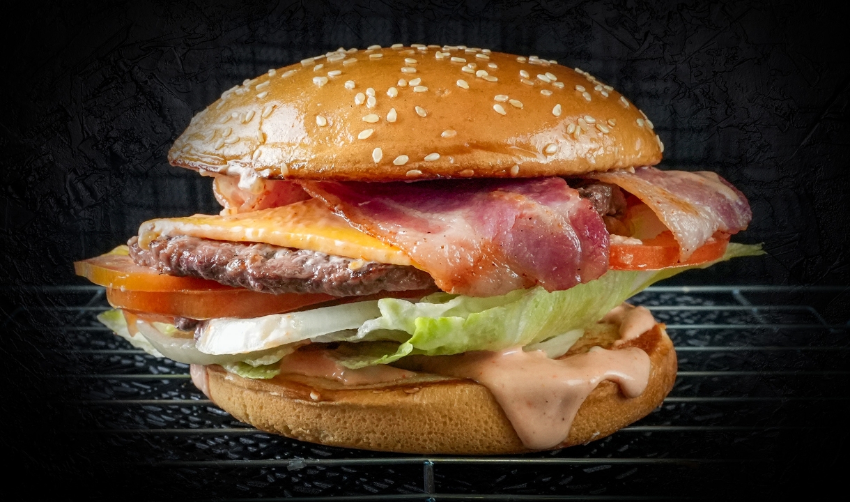 Bacon Cheese Burger.