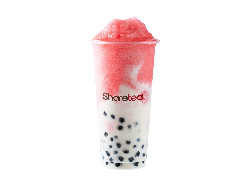 Watermelon Coco Ice Blended w/ Pearls.
