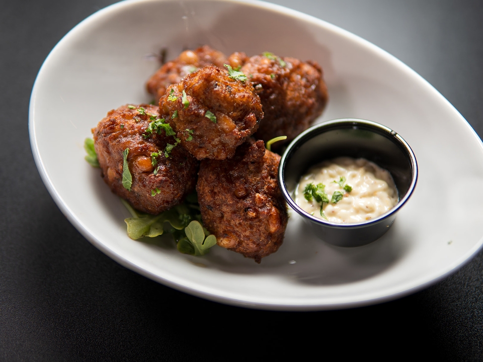 Black Eyed Pea Hushpuppies.
