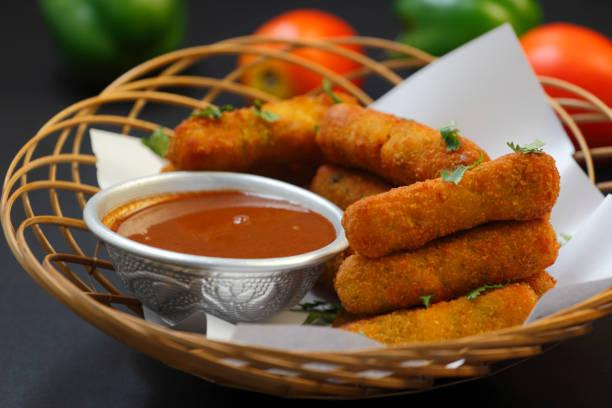 Karam Podi Paneer Sticks.