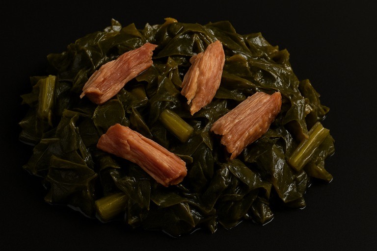 Collard Greens with Smoked Turkey.