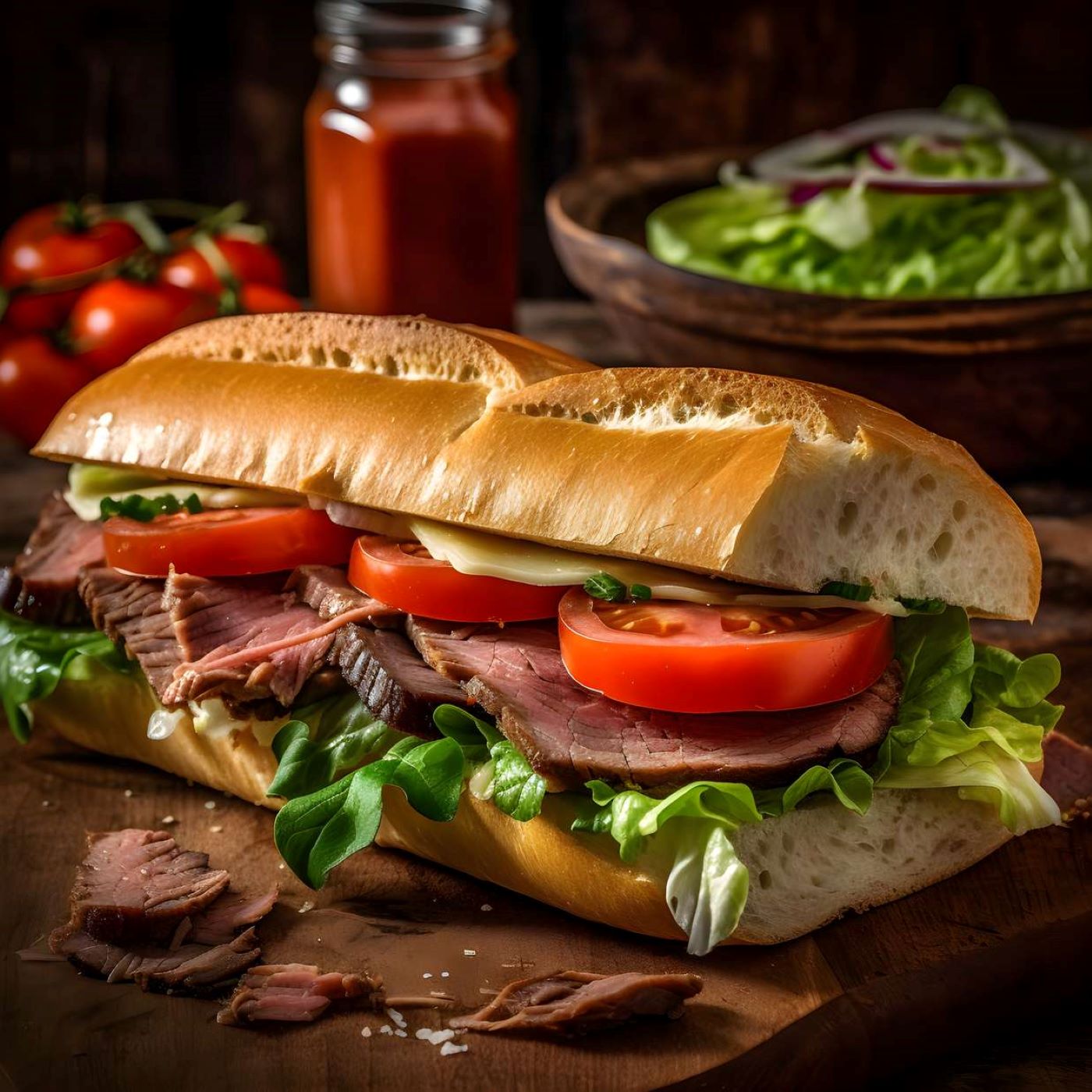 Roast Beef Sub.