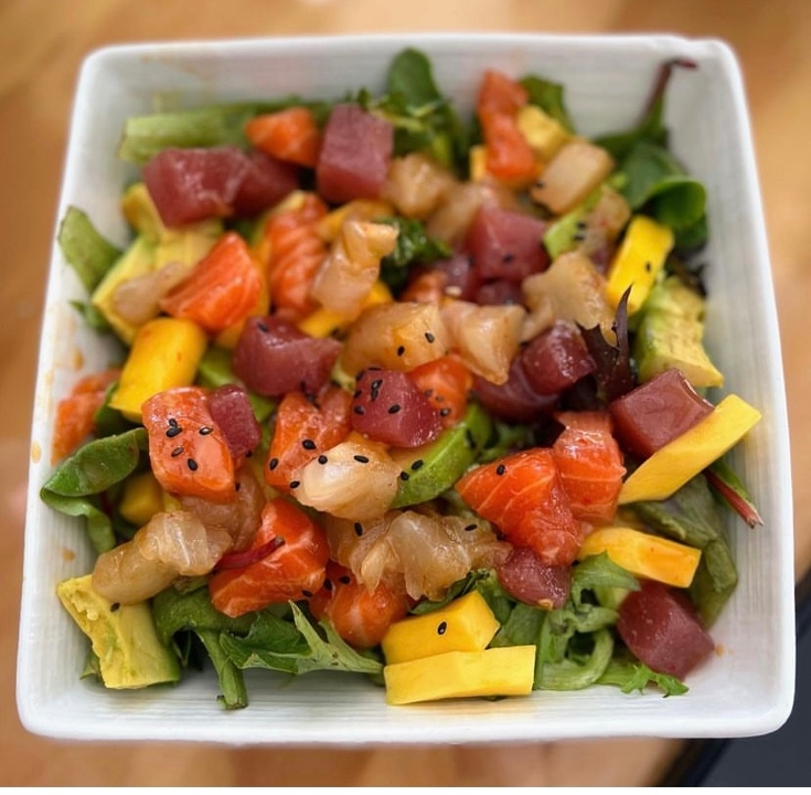 Hawaiian Sashimi Salad.