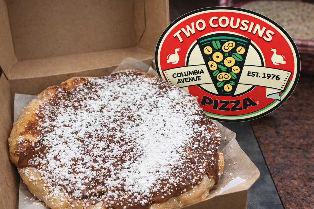 10 Inch Nutella Pizza.