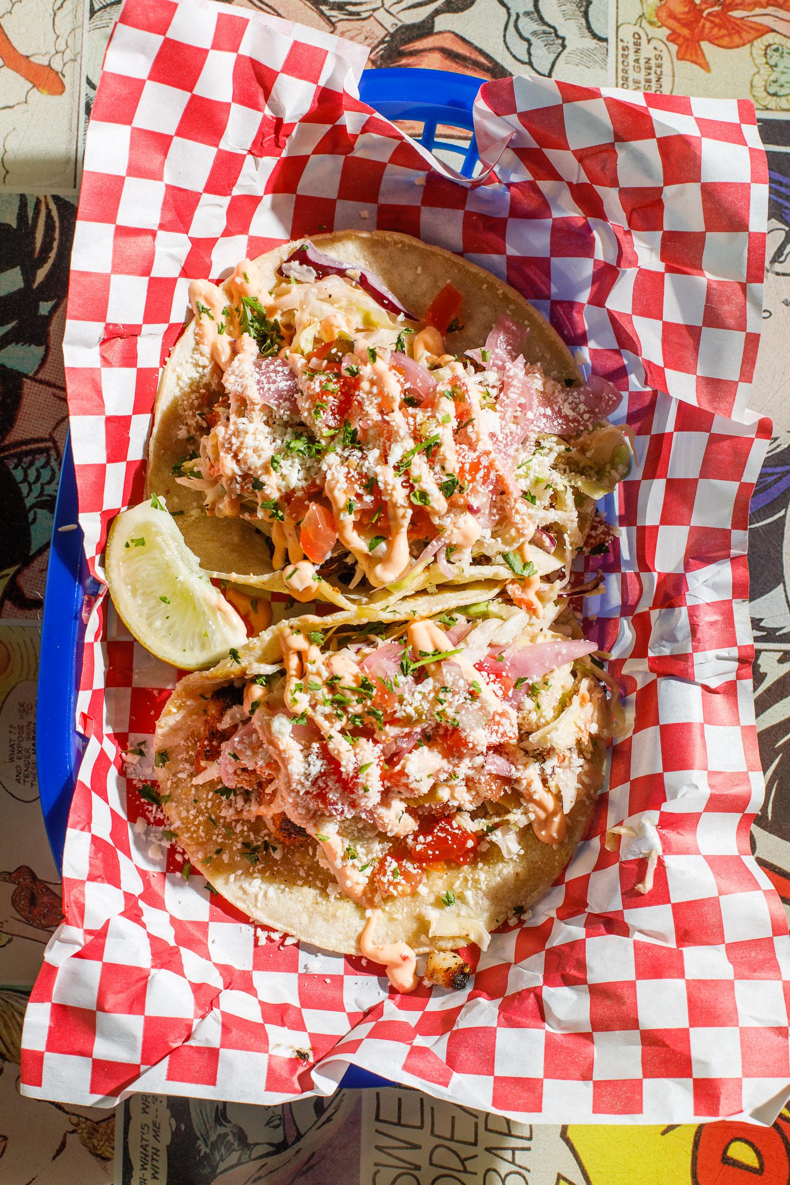 Tacos Blackened Fish.
