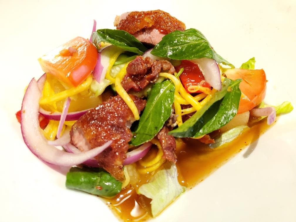 Pineapple Duck Salad.