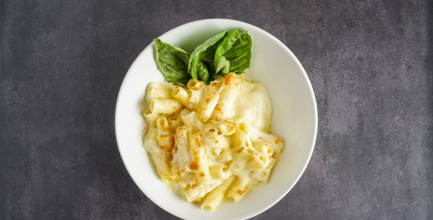 Garlic Three Ways & Three Cheese Baked Rigatoni.