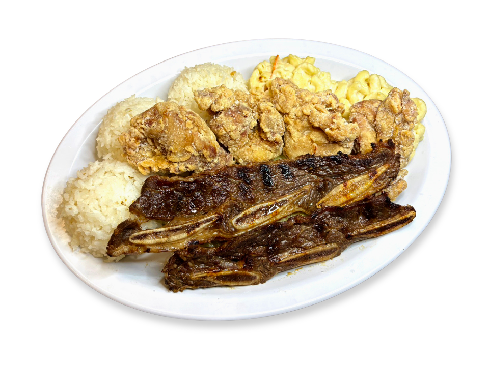 BBQ Beef & Fried Chicken.