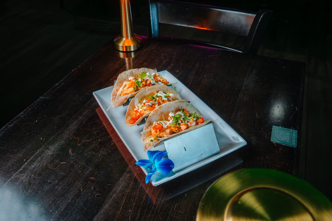 Tequila Shrimp Tacos.