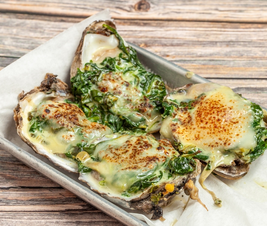 Oysters Rockefeller.