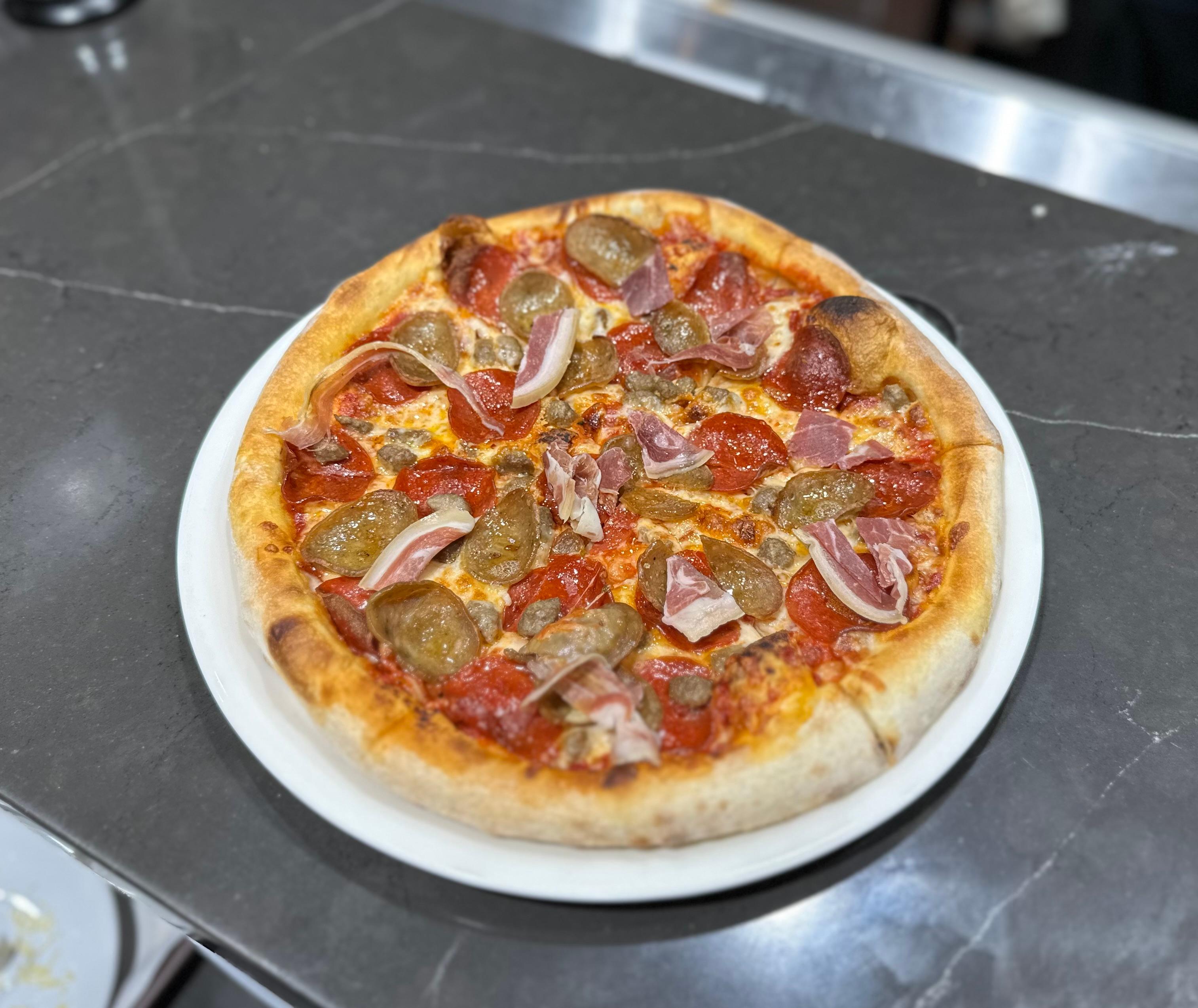 Meat Lovers Pizza.