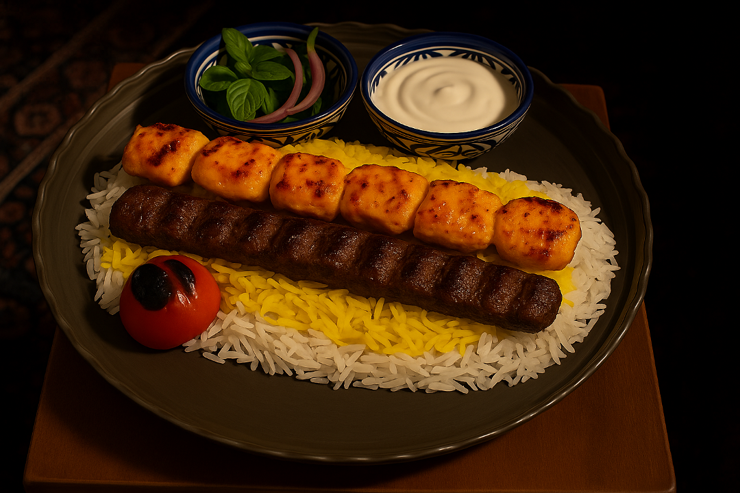 Chicken & Kobideh.