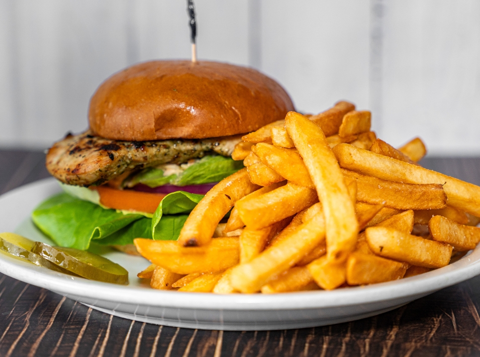 California Style Grilled Chicken Sandwich.