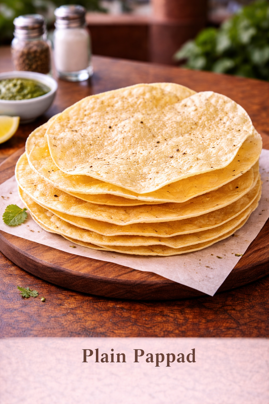 Plain Thand Pappad.