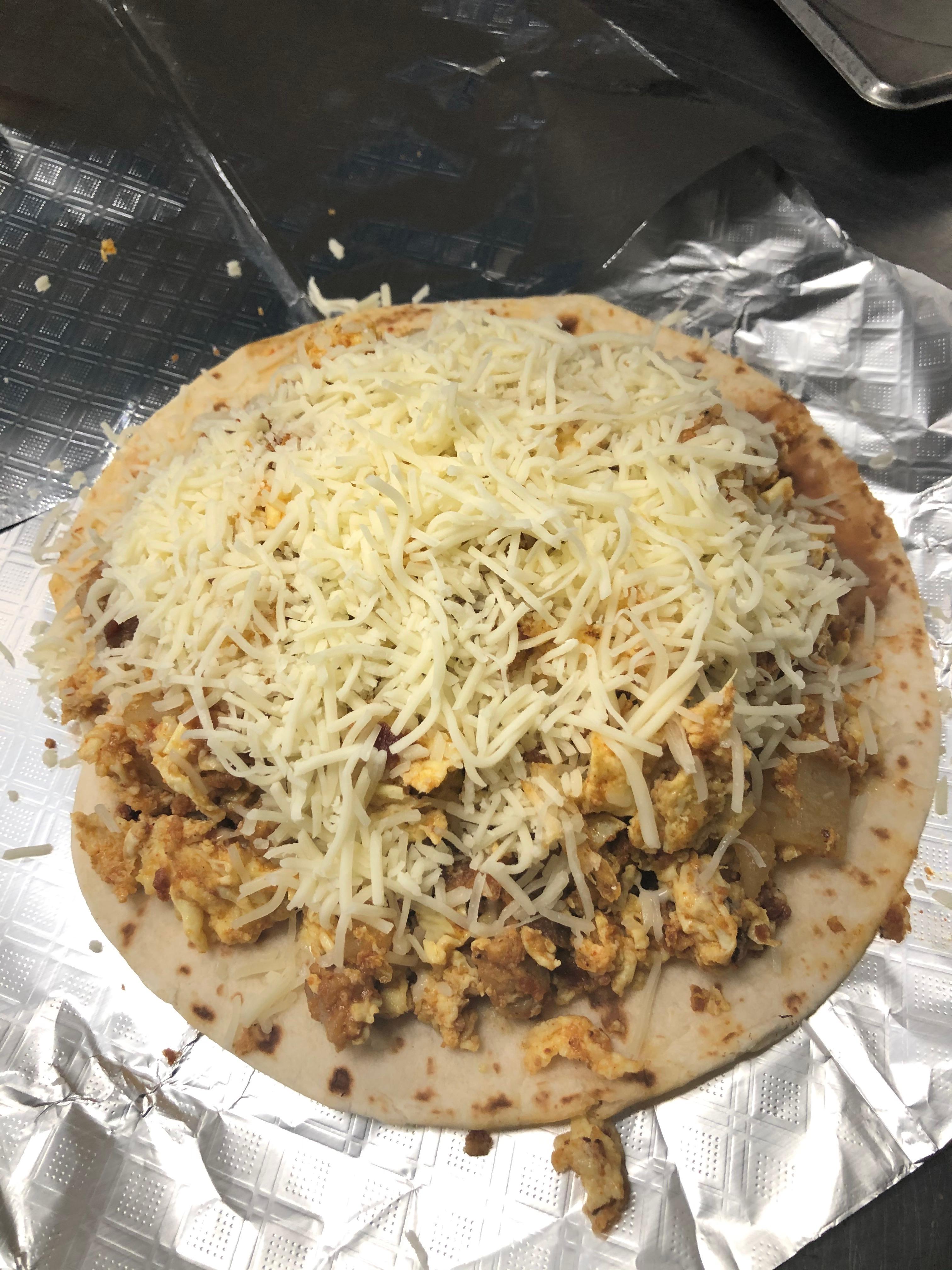 Chorizo, Egg, & Cheese.
