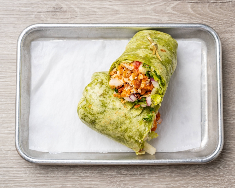 Grilled Buffalo Wrap.