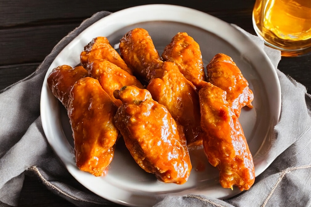 Honey Sriracha Wings.