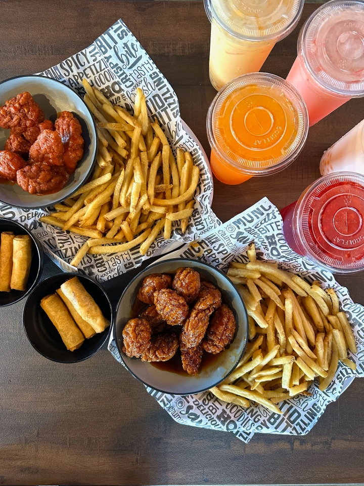 Boneless Wings & Fries 10 pcs.
