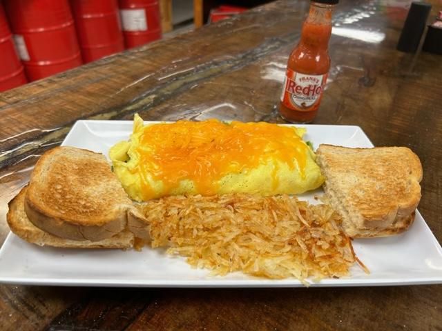 Ham & Cheese Omelette.