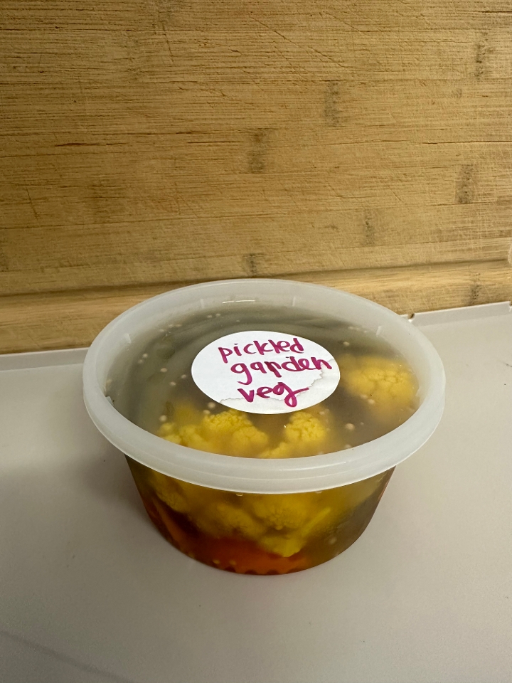 Mixed Pickled Garden Vegetables.