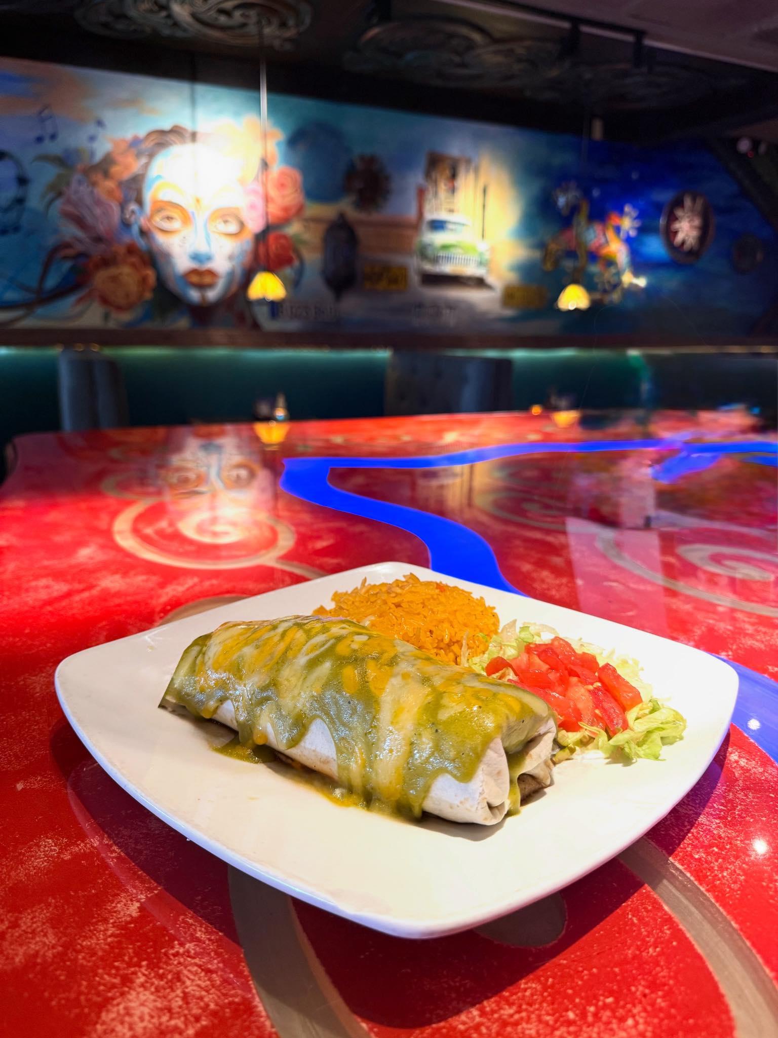 ALL MEAT BURRITO.