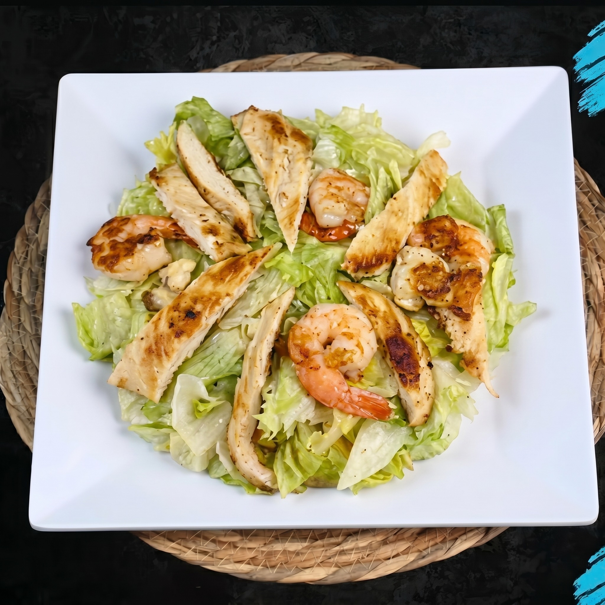 Ensalada Cesar Mixta.