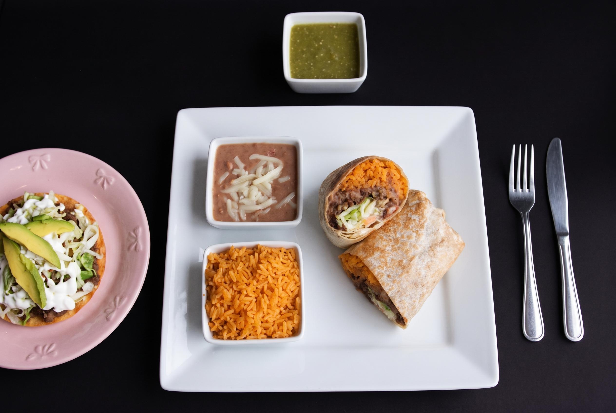 Burrito Dinner Special.