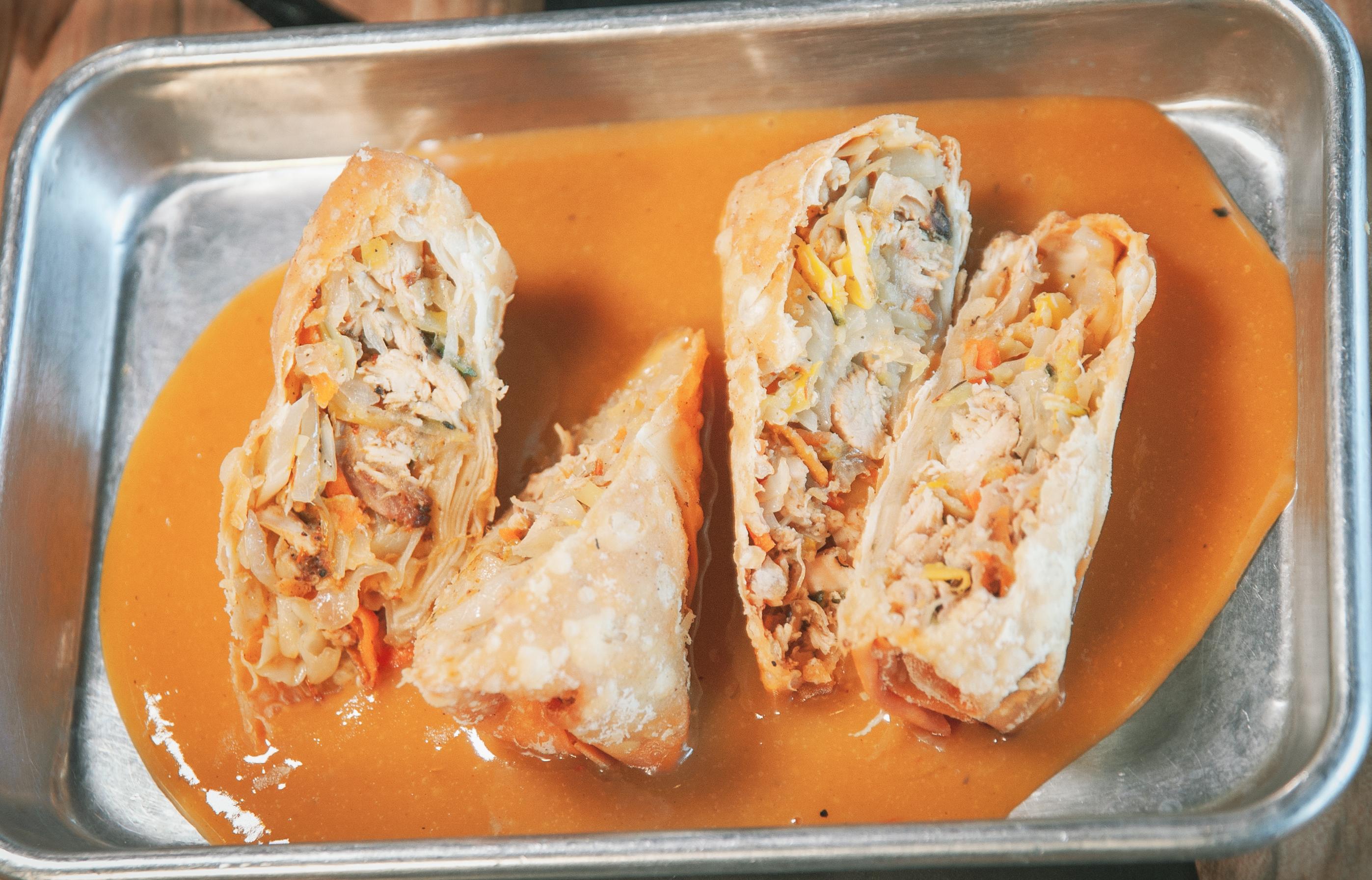 Jerk Egg Rolls.