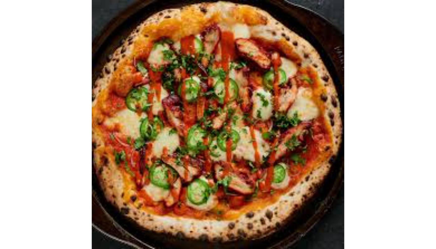 Chilli Chicken Pizza.