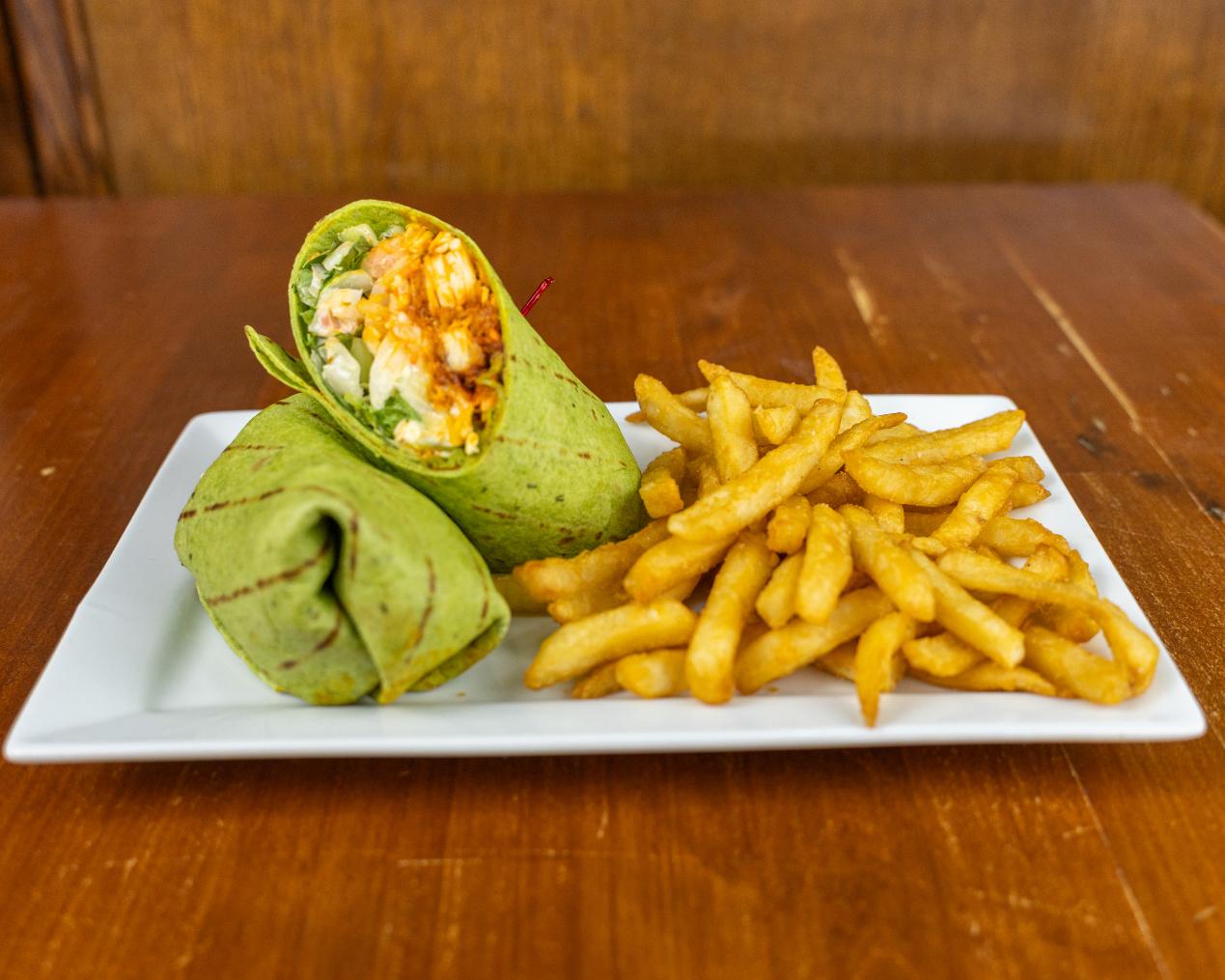Buffalo Chicken Wrap.