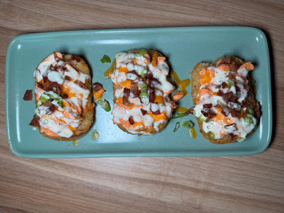 Chicken Buffalo Bruschetta.