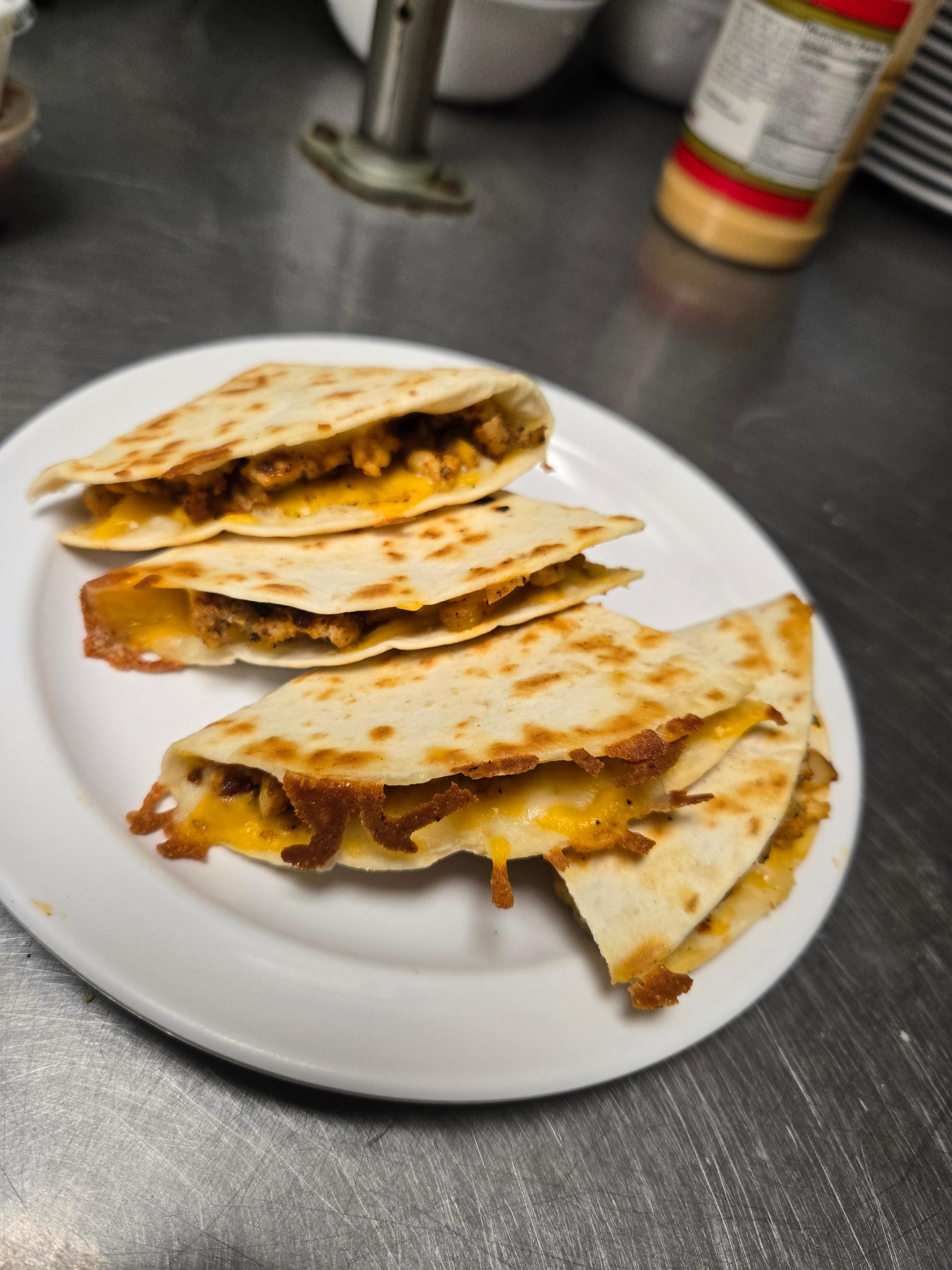 Mini Chicken Quesadilllas.