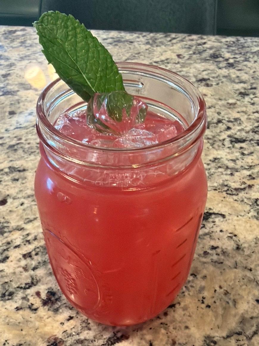 Fresh Watermelon Lemonade.