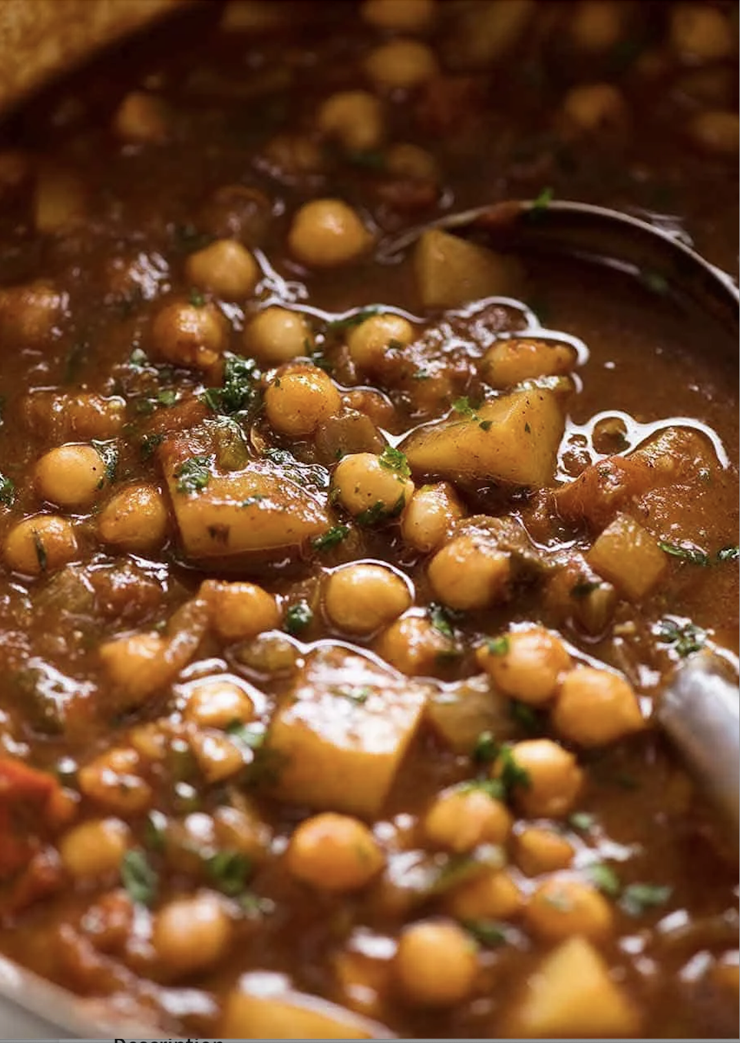 Aloo Chana Masala.
