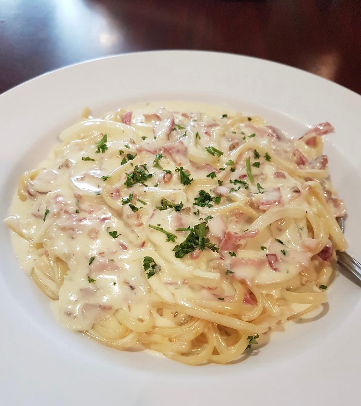 Pasta Alla Carbonara.