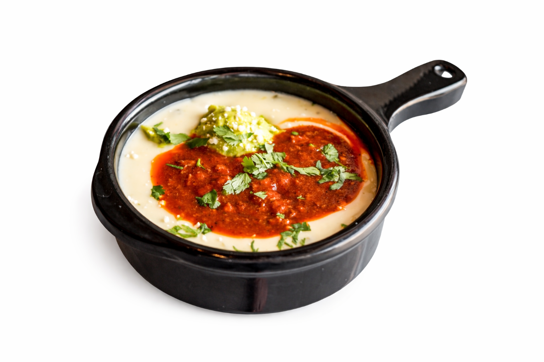 Small Max's Queso con Chorizo.
