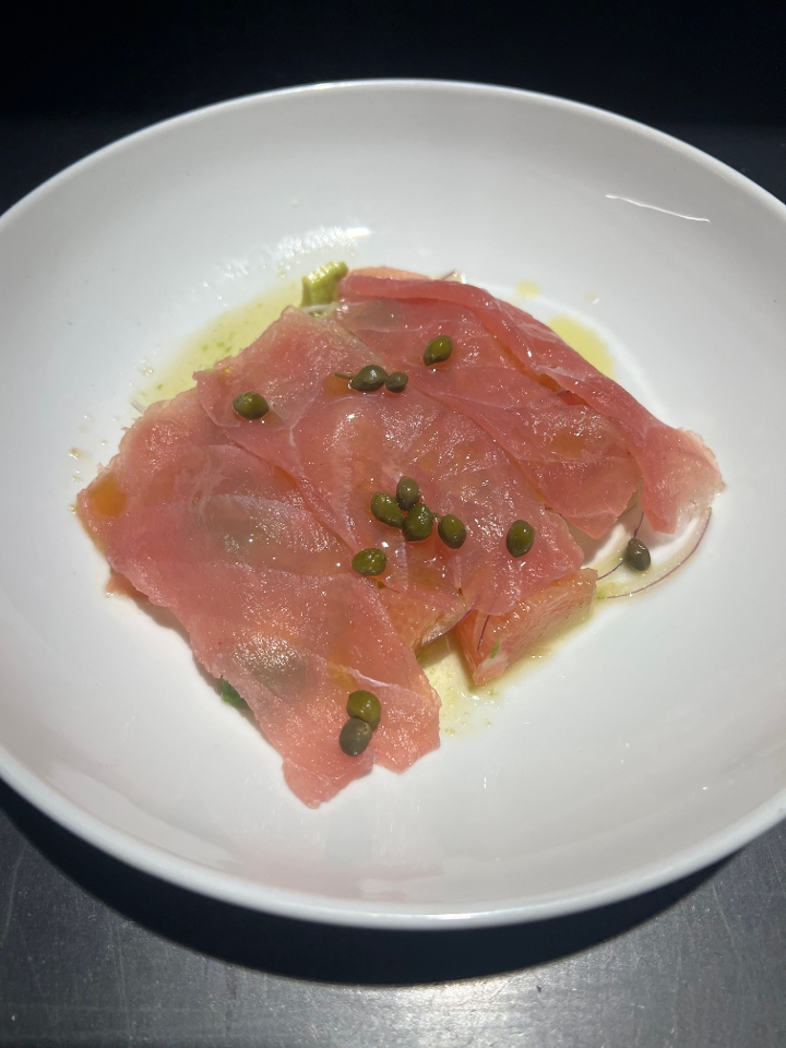 Tuna Carpaccio.