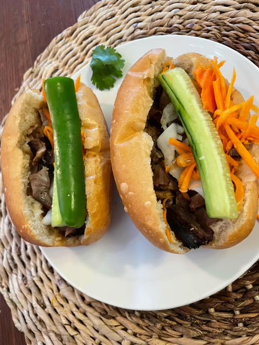 Grilled Pork Banh Mi.