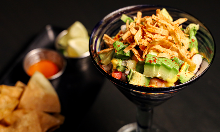 SHRIMP CEVICHE.
