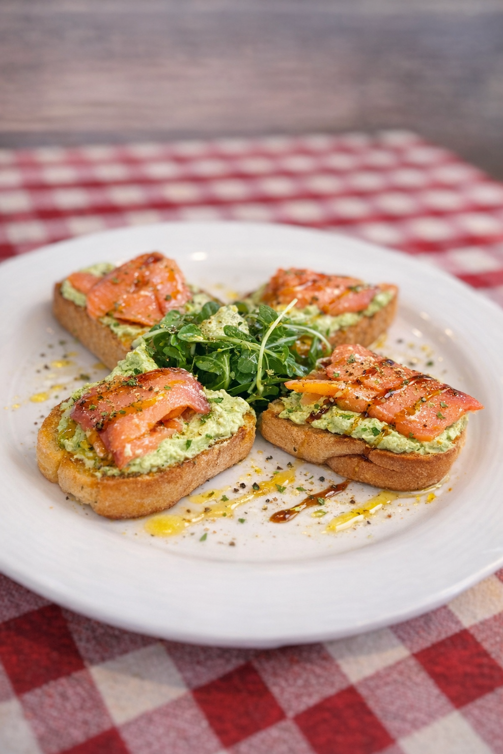 Smoked Salmon Bites.